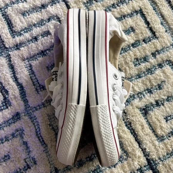 Converse Women’s Chuck Taylor All Star Shoreline slip-on White Shoes Size 6.5 - Picture 5 of 7
